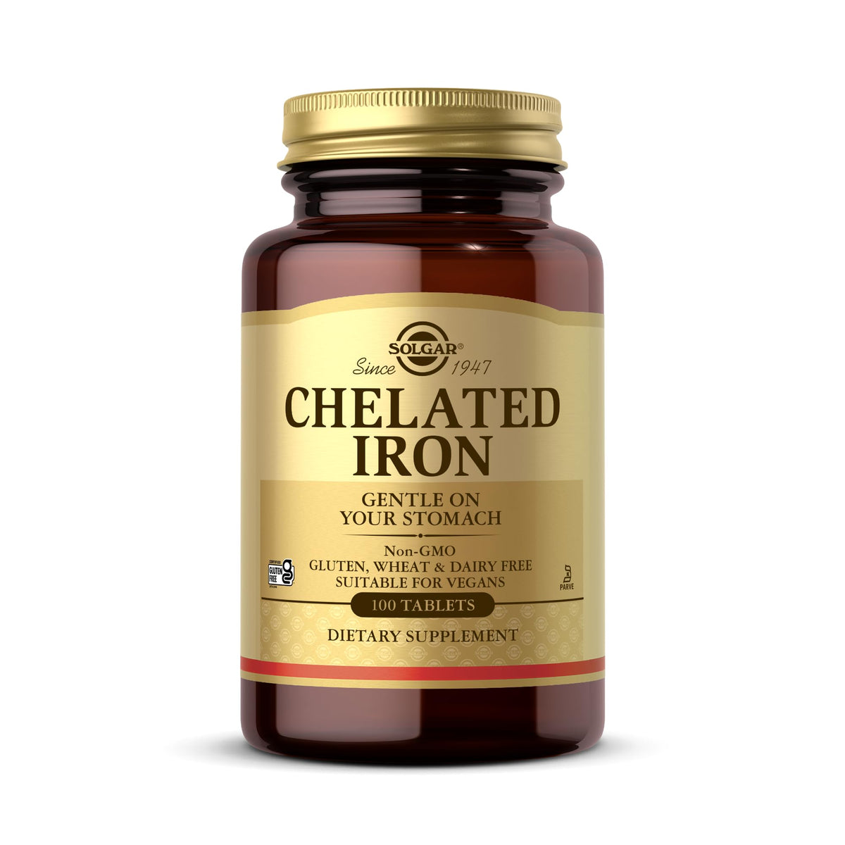 Solgar Chelated Iron – 100 Tablets
