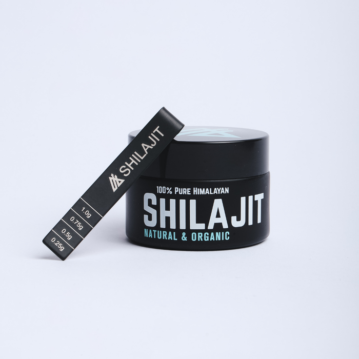 Himalayan Shilajit Resin – 20g Jar with Spoon